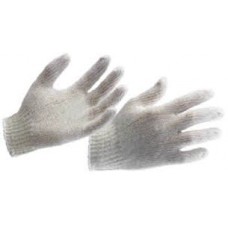 Cotton gloves / 99% cotton, Rubber wrist band, 10pcs
